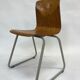 Vintage industrial chair Galvanitas 'thur-op-seat' S23