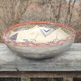Old Berber craftsmanship salad bowl Kabylie Rif