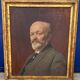 Tableau: oil on panel - portrait of a man