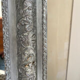 Antique mirror in stucco and wood