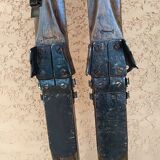 Old pair of skis wood 1900