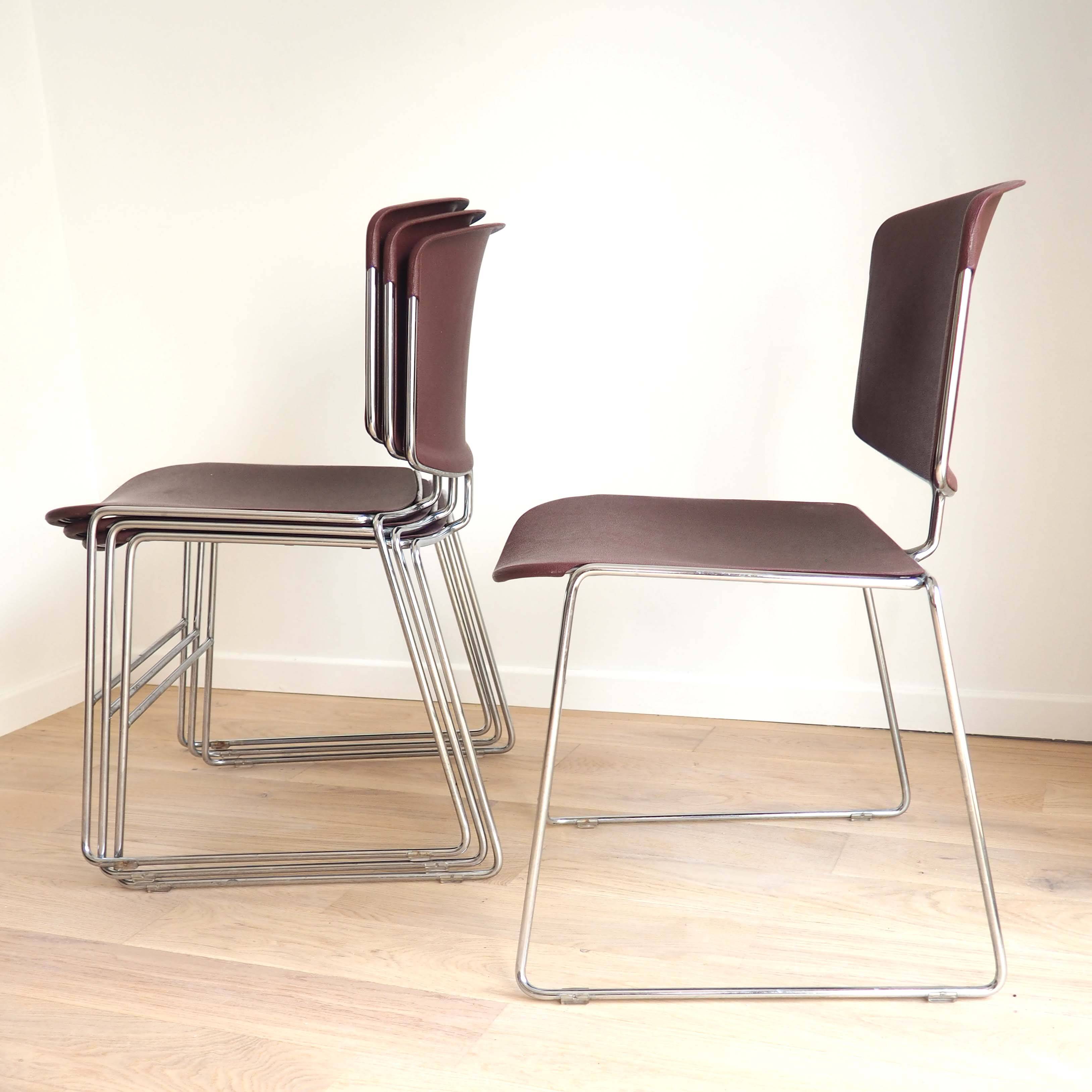 4 Max Stacker chairs for Steelcase