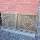 Pair of old solid oak doors