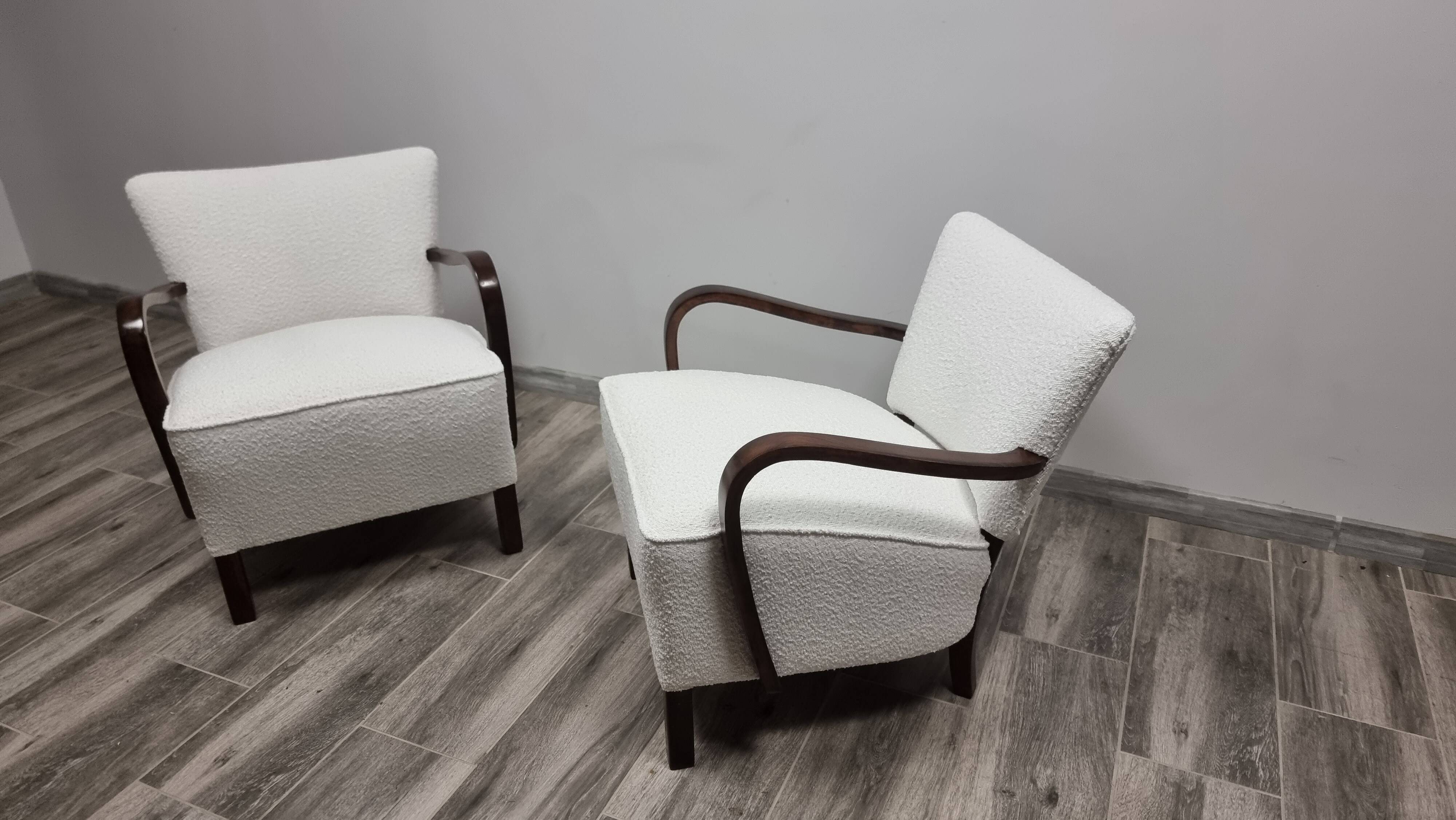 Armchairs by Jindřich Halabala, 1950s, Set of 2