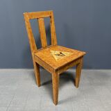 Set of 2 painted Swedish chairs