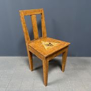 Set of 2 painted Swedish chairs
