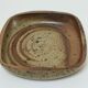 High-sided dish in pyrite stoneware by Charles Gaudry