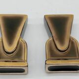 Paire de cassolettes/vases de style Art Déco