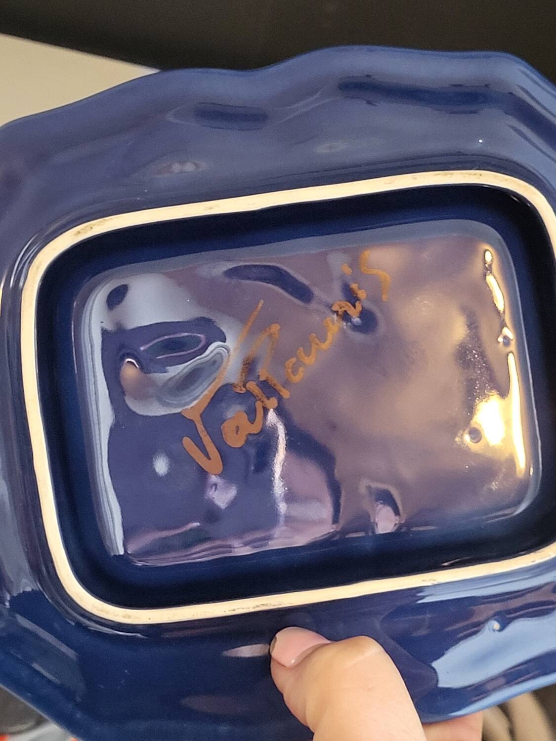 Butter dish Vallauris 1960