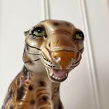 Vintage ceramic leopard