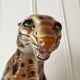 Vintage ceramic leopard