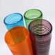 Set of four large spiral vases - Murano glass