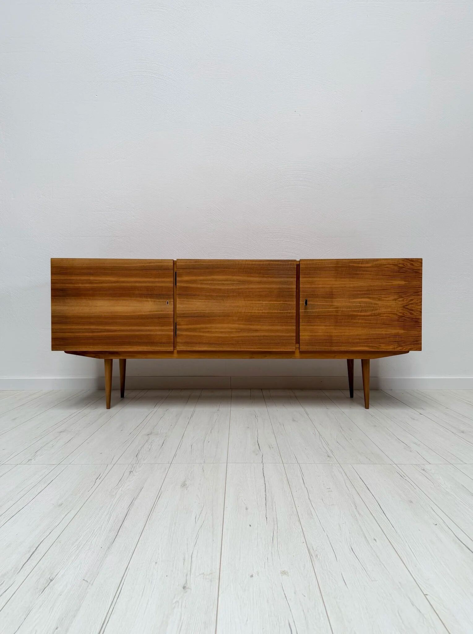 1960s vintage German mid-century walnut sideboard