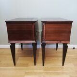 Pair of vintage bedside tables 60s