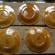 Série de 5 assiettes Gien