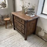 Solid elm aranjou chest of drawers