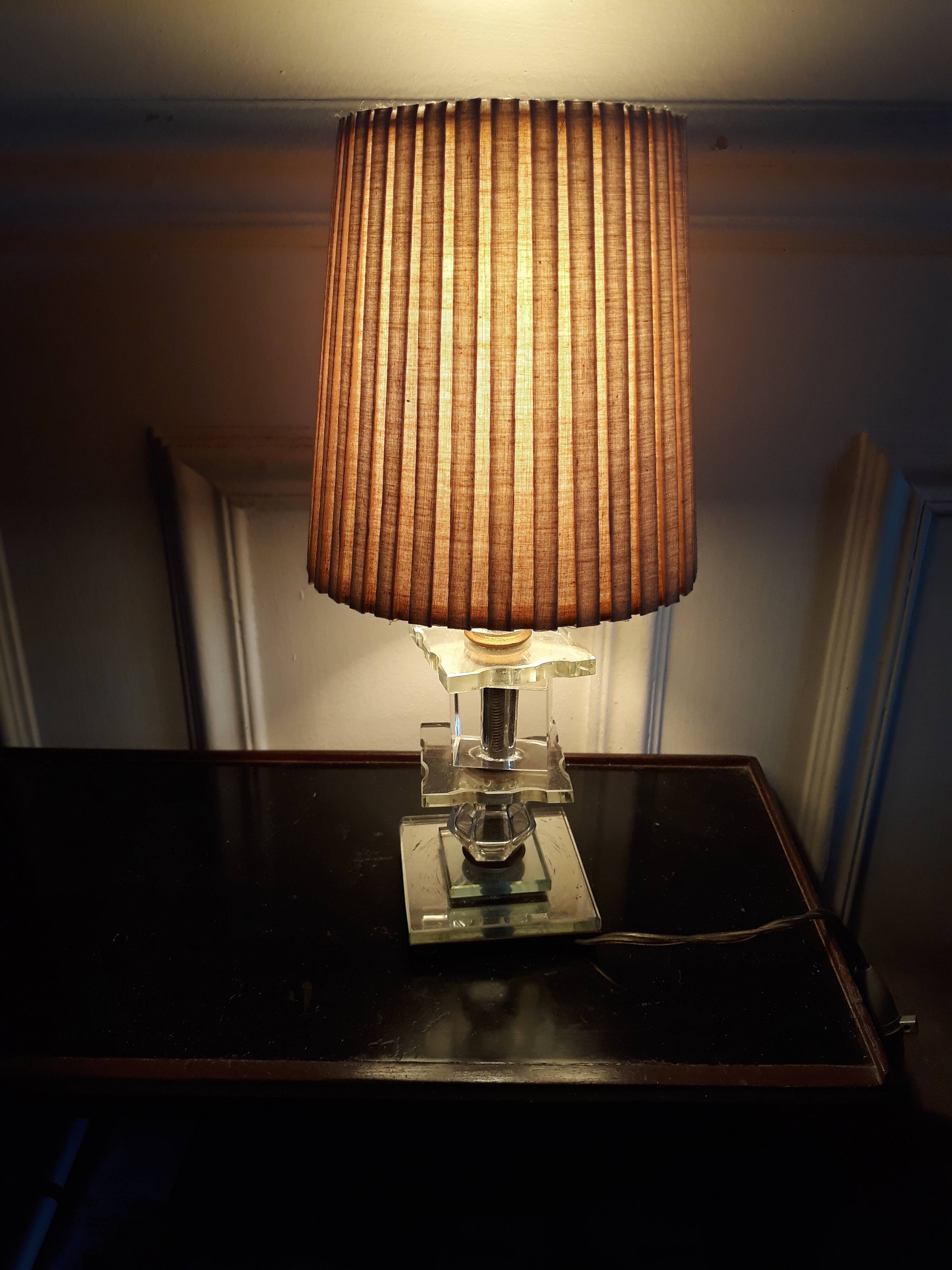 Art Deco bedside lamp