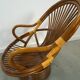Rotan manou draai stoel