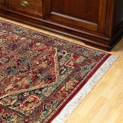 Tapis d'orient rouge 120x150 cm rouge