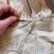 Small sheepskin, raw, brown and beige, authentic