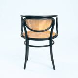 Thonet bentwood webbing chairs 214f 210r chairs, set of 2