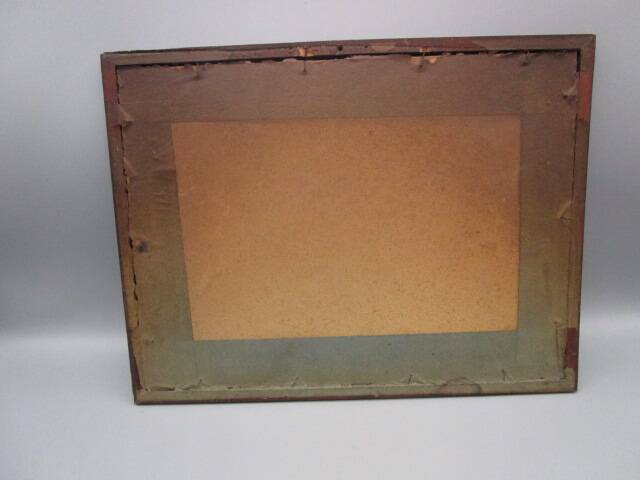 Old watercolor - village view 1880