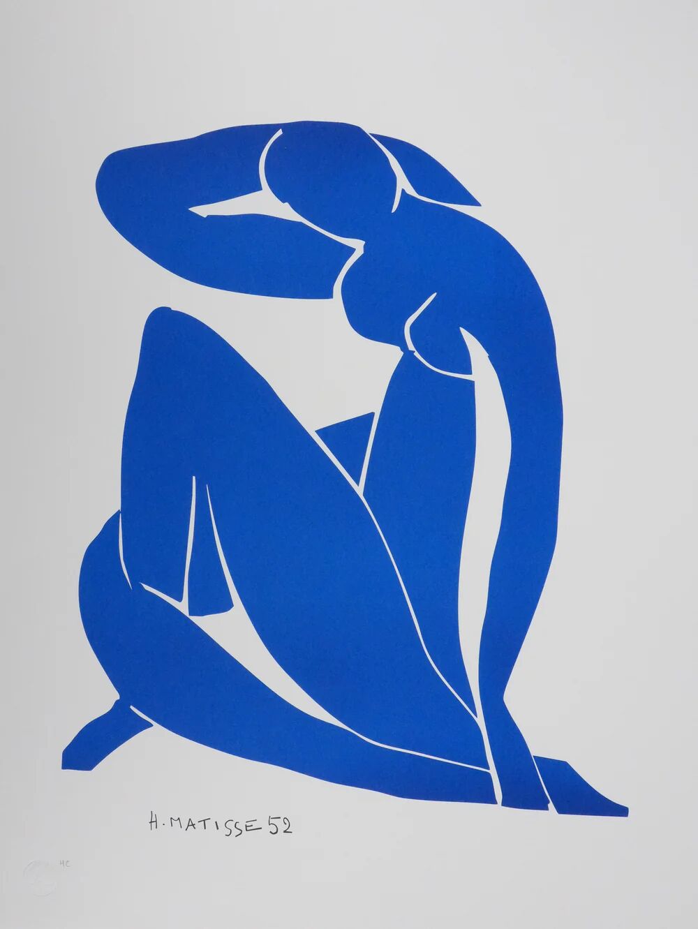 Henri Matisse: Blue Nude V, signed lithograph