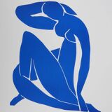 Henri Matisse: Blue Nude V, signed lithograph
