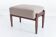 Vintage camel bouclé stool mid-century, Edmund Homa, 1960s