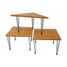 Trio of Pin Age Side Tables