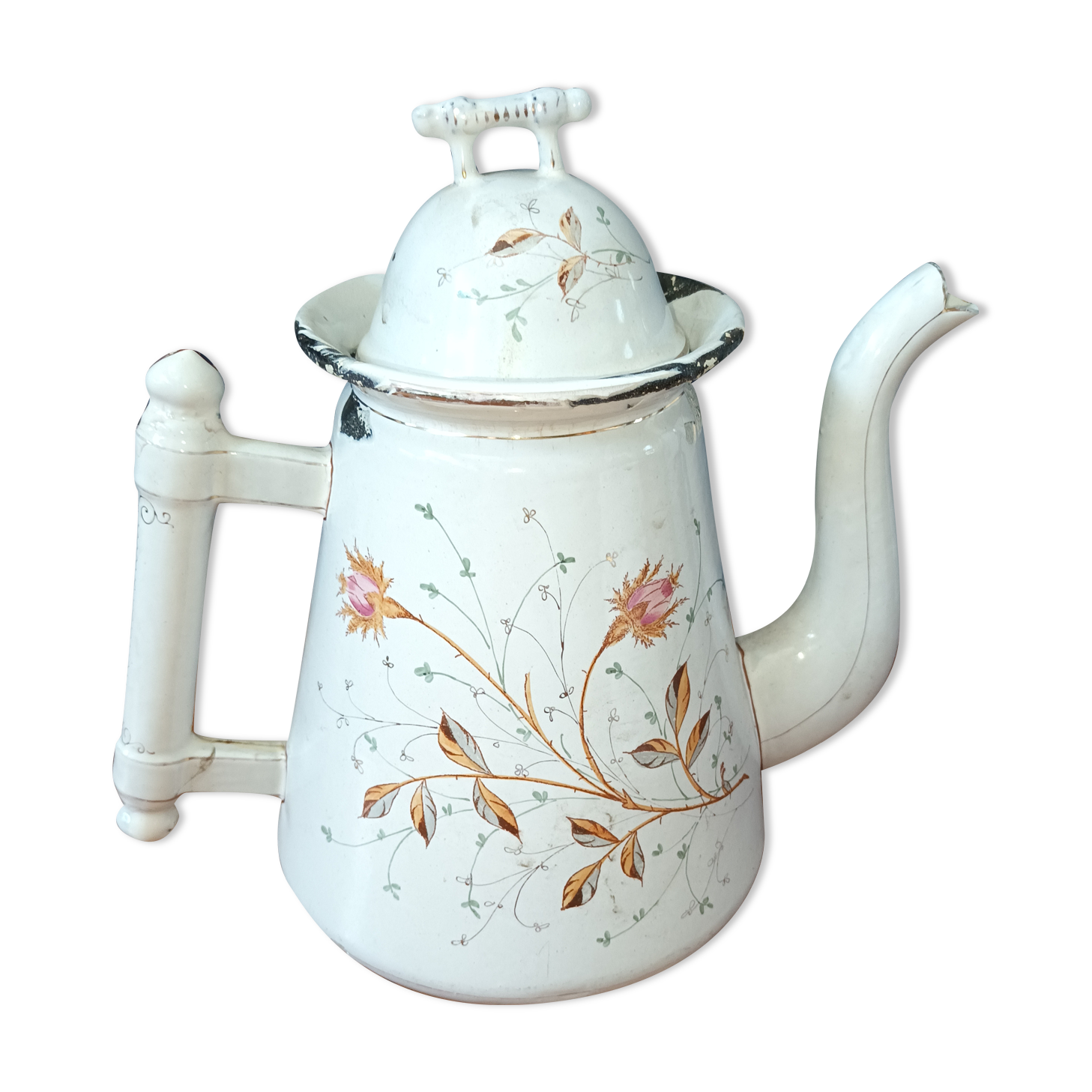 Enamelled coffee maker