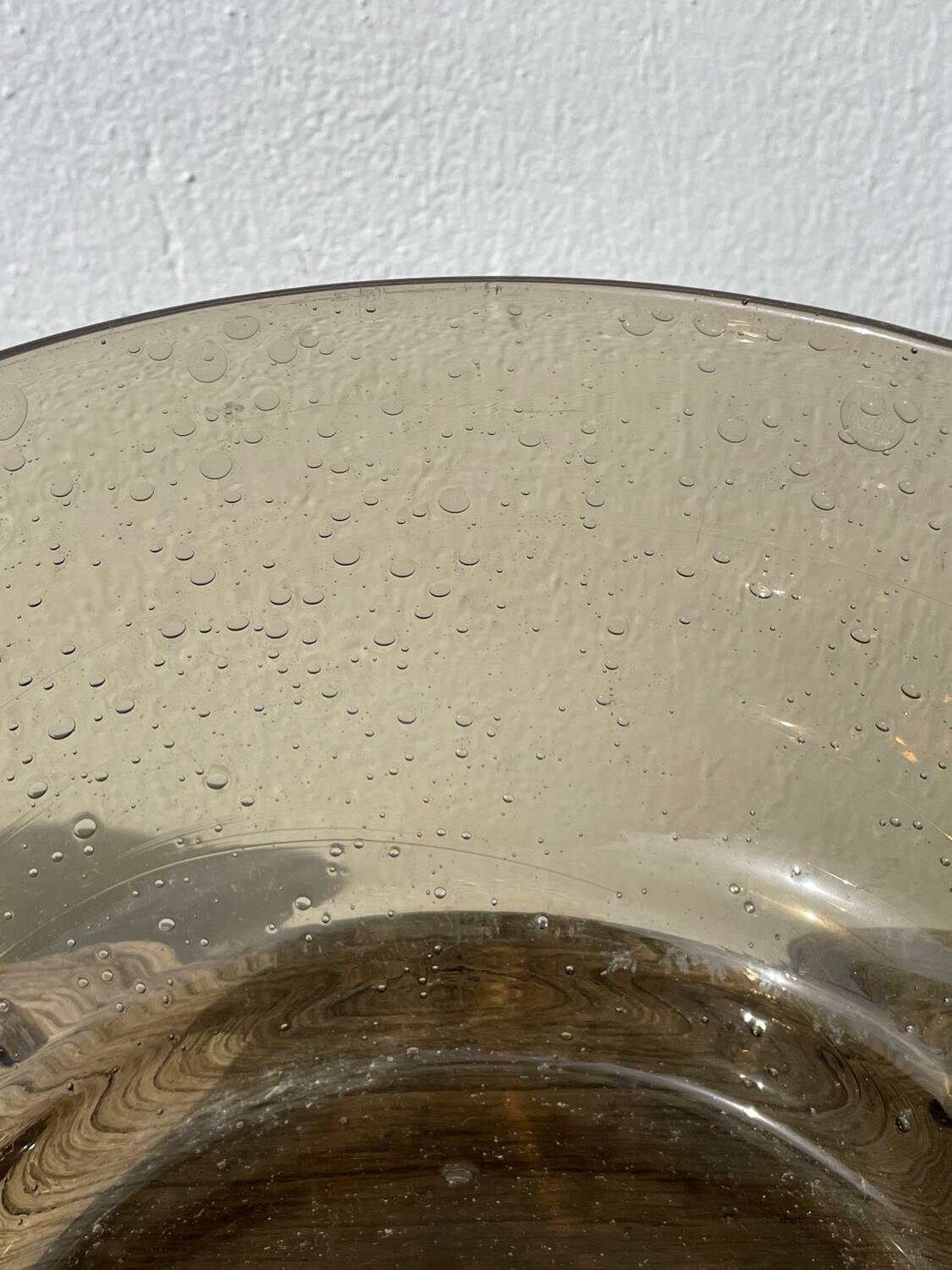 Saladier en verre soufflé style Biot