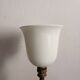 Lampe Bouillotte Style Louis XVI Laiton Doré Tulipe Opaline