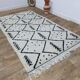 Handmade wool Berber rug 155 x 150 cm