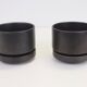 Pair of vintage Arabia Finland flower pots by Richard Lindh