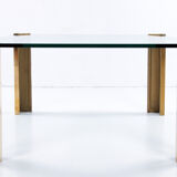 Glass coffee table design by Peter Ghyczy 1970s model T14