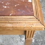 Marble tray side table