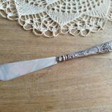 Mother-of-pearl and silver paper cutter