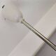 Minimalist simple glass hanging lamp USSR 1970s