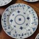 6 assiettes plates Queen's England vers 1970