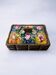 Modernist wood and enamel vanity box by J. Capo Esmaltes, 1970, Spain