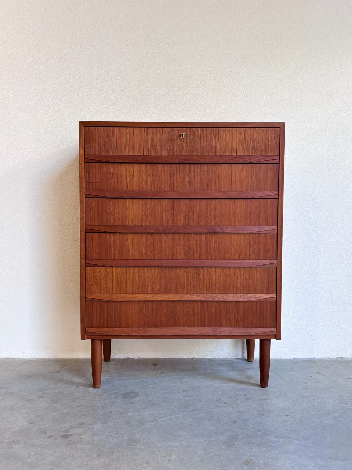 Vintage Danish chest of drawers teak