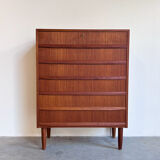 Vintage Danish chest of drawers teak