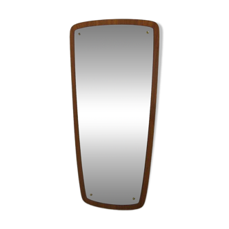 Scandinavian teak mirror, Sweden, 1950, 99x46cm