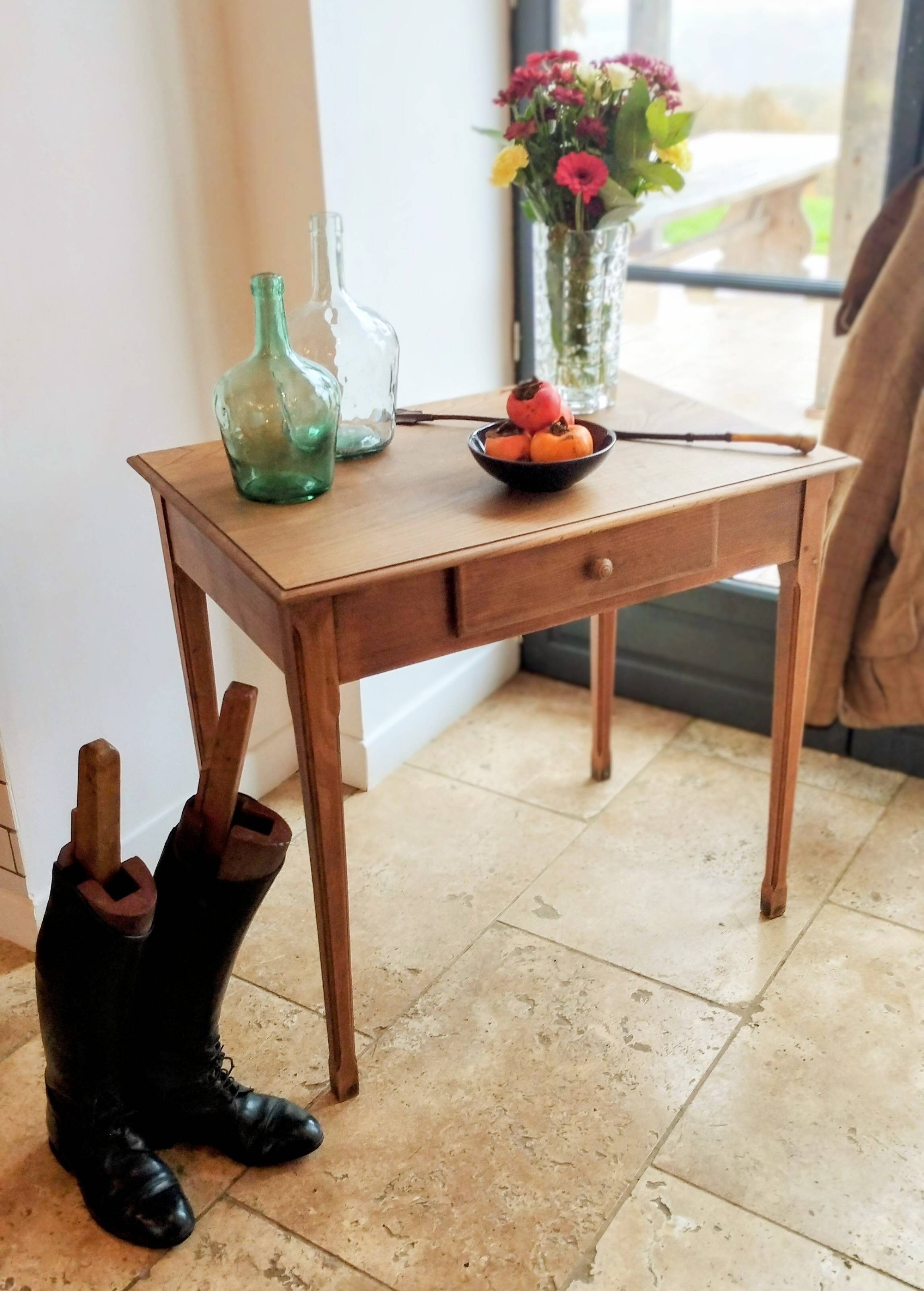 Oak side table