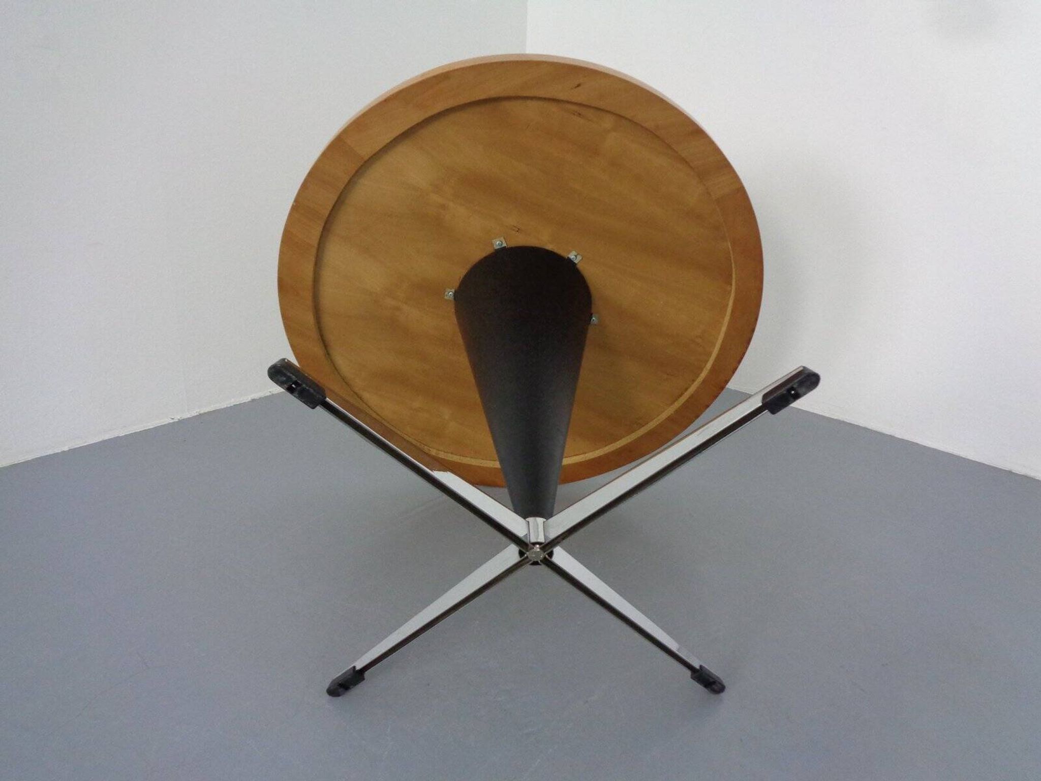 Early Cone Table by Verner Panton for Plus-Linje, 1950s