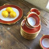 Set plates and coffee Limoges Taourel
