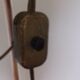 Brass-reading lampshade 50s