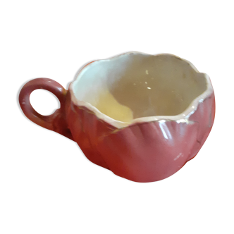 Tasse en forme de rose Luneville