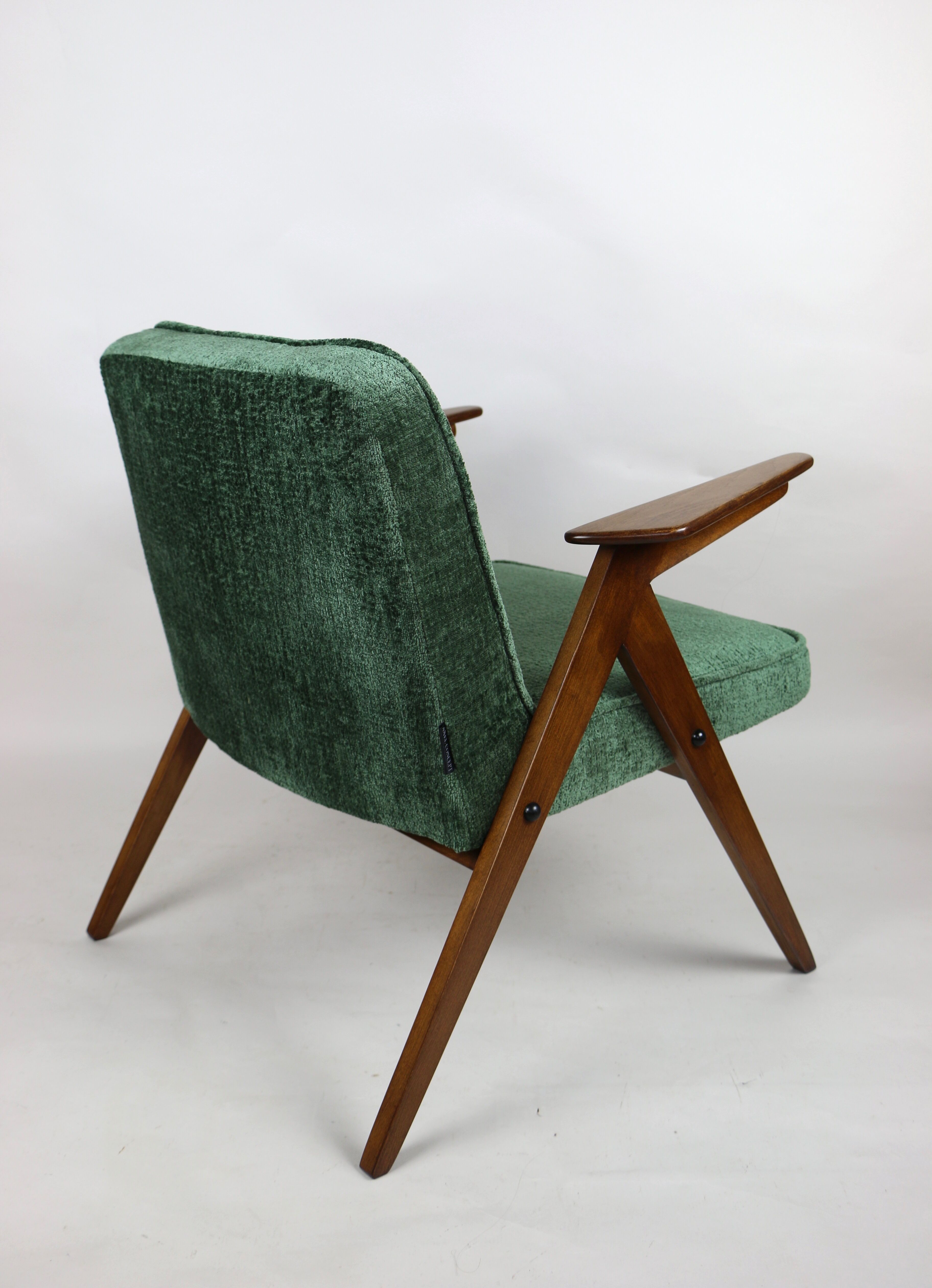 Green Bunny Armchair by Józef Chierowski, 1970s